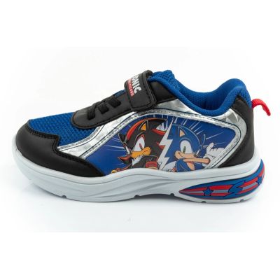 2. Leomil children's sports shoes Sonic sneakers light with velcro LED
