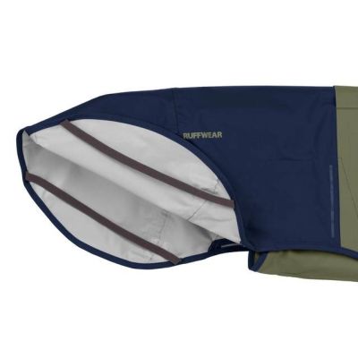 8. Ruffwear Sun Shower Jacket Raincoat for Dogs – Midnight Blue, Size: XL