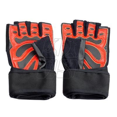 2. Black / Red HMS RST01 gym gloves