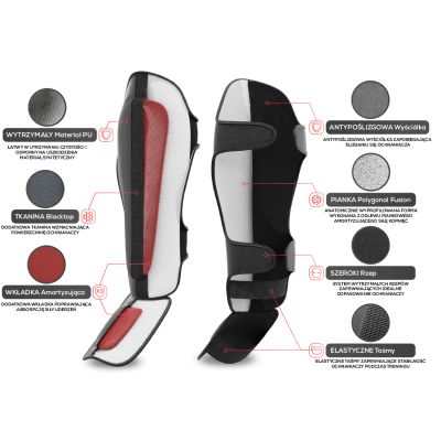 45. M Shin Guards - Phantom White