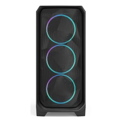2. Fractal Meshify 3 Black RGB TG Midi Tower Gaming Gehäuse schwarz