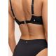 2. CASALL Overlap Bikini Top Black