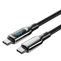 USB-C to USB-C Vention USB 2.0 5A Cable 1.2m with Display Black