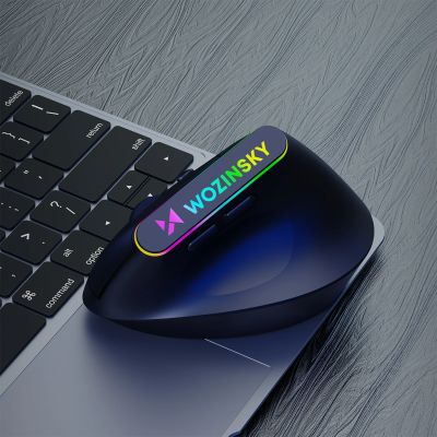 9. Wozinsky WMG-1164 Wireless Vertical Ergonomic Gaming Mouse 3600 DPI with RGB Backlight - Black