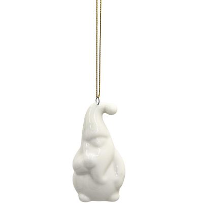 28. CERAMIC SANTA CLAUS CHRISTMAS BALL 7.8 CM 1 pc