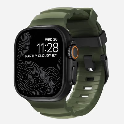Nomad Rocky Point Band Black Leather, Titanium