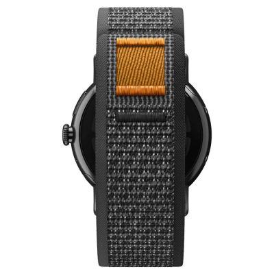 3. Spigen Athlex Air Band for Google Pixel Watch 41 mm – Black-Orange