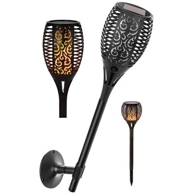 TORCH SOLAR LAMP DANCING FLAMES 3IN1 10X10X86CM 12 LED