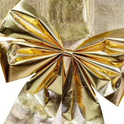 12. DOOR BOW 33x42CM GOLDEN RIBBON