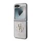 6. Guess Leather 4G Metal Logo Case for Samsung Galaxy Z Flip 6 - Pink