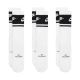 3. Nike Everyday Elevated Crew Socks 3 Pairs White and Black IM7949 901
