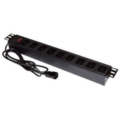 19" power strip - 9x UPS socket - UPS-C14 plug