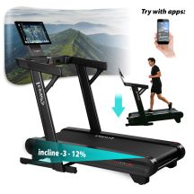 TERRUN475 TREADMILL WITH BI-DIRECTIONAL HMS INCLINE ADJUSTMENT