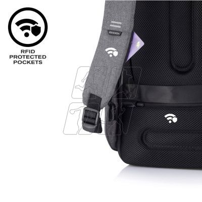 9. XD DESIGN ANTI-THEFT BACKPACK BOBBY HERO SMALL GREY P/N: P705.702