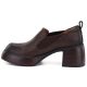 3. Women's brown leather high-heeled shoes D&A S.Barski CR62-3525