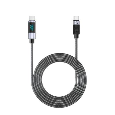 2. Orico LDC2C USB-C - USB-C PD 100 W Cable with LED Display 480 Mb/s 2 m - 2 pcs - Black