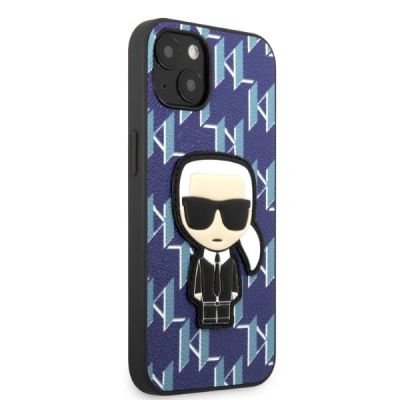 4. Karl Lagerfeld KLHCP13MPMNIKBL iPhone 13 6.1" hardcase blue/blue Monogram Ikonik Patch