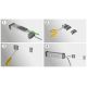2. Brennenstuhl 1391010601 5 m power strip 6 x sockets Indoor Black, Silver