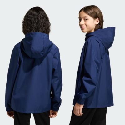 3. adidas Entrada 26 All Weather Navy Blue Kids Jacket JZ9103 116cm