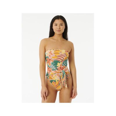 RIP CURL Brazilian Soul One Piece Green and Yellow Swimsuit