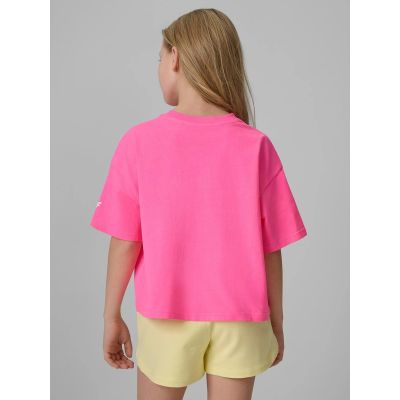 2. Loose T-shirt with a girl's print 4F 4FJRSS26TTSHF3908-54N