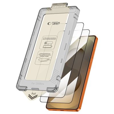 2. Tech-Protect Quick Set+ 2-Pack Tempered Glass for Samsung Galaxy S26 Ultra - Black