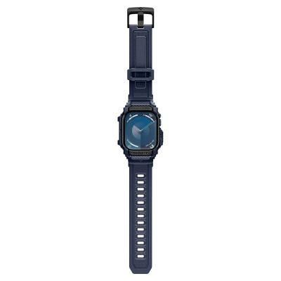 9. Spigen Rugged Armor "Pro" Apple Watch Strap 46mm - Blue