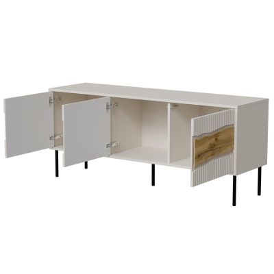 4. INSERTO 3D TV cabinet 143.5x40x61.5 cashmere + LED