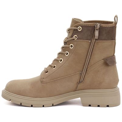 7. Women's insulated beige ankle boots M.Daszyński MR2501