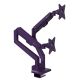 Arozzi AZ-ALZARE-NEO-DUO-PP Monitor Holder/Stand 81.3 cm (32") Desk Purple