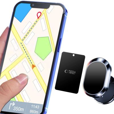 3. Tech-Protect MetalPlate magnetic plates for car holders - black (4 pcs.)