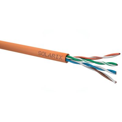 SOLARIX TWISTED PAIR CABLE CAT.5E UTP LSOHFR B2ca SXKD-5E-UTP-LSOHFR-B2ca 305m