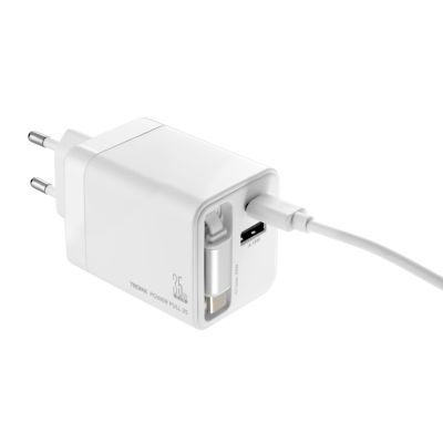 4. TROIKA CHA35 Smartphone, Tablet White Alternating Current Fast Charging Internal