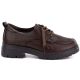 2. Jezzi JH03-3 women's brown leather shoes