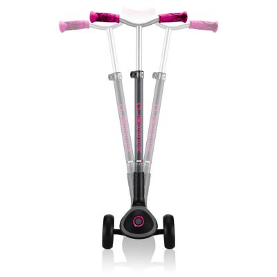 23. Globber Master Prime 3-Wheel Scooter / Black - Neon Pink 664-110