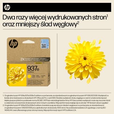 20. HP Original Yellow Ink 937e EvoMore