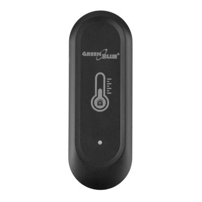 10. GREENBLUE OUTDOOR WIFI TEMPERATURE AND HUMIDITY SENSOR, ANDROID/IOS, 3.0V DC, LR03X2, IP65 GB741