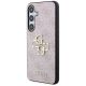 2. Guess 4G Big Metal Logo Case for Samsung Galaxy S24 - Pink