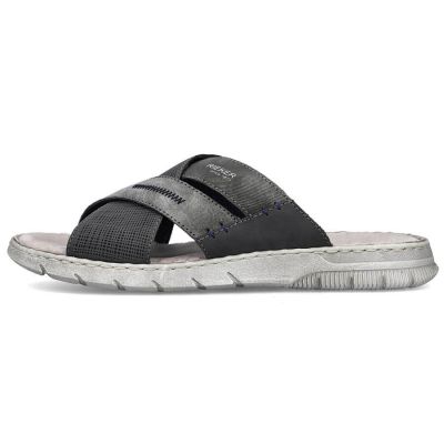 23. Rieker M RKR581 comfortable flip-flops, gray
