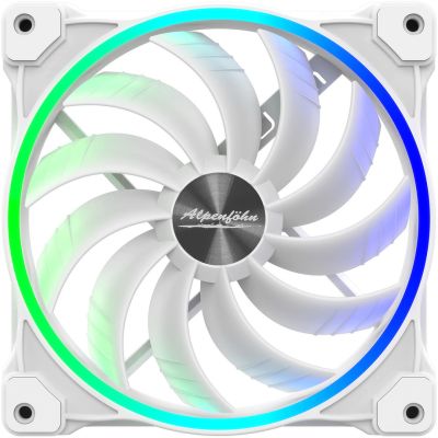 9. Alpenföhn Wing Boost 3 ARGB 140mm High Speed - white fan, 3 pcs.