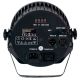 4. LIGHT4ME BLACK PAR 30x3W RGBA-UV LED - LED Stage Spotlight