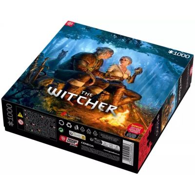 4. Puzzle Good Loot: The Witcher - Journey of Ciri, 1000 pieces