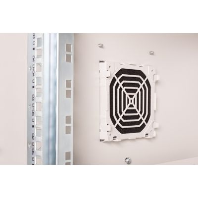 24. Digitus 19" 7U wall-mounted network cabinet 600x600, solid door, gray, undivided, assembled, IP55, 100kg