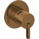 Concealed shower tap without shower diverter