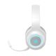 4. QCY Heroad V200 Tri-Mode Gaming Headphones with 7.1 Sound, 240h Battery, and Detachable Microphone - White
