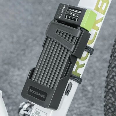8. Rockbros 829 Folding Code Bike Lock - Black
