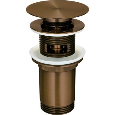Washbasin or bidet stopper with sleeve - universal