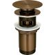 Washbasin or bidet stopper with sleeve - universal