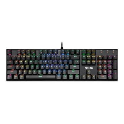 Defender MIRAX GK-352 wired keyboard MECHANICAL RGB backlit gaming outemu blue