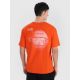5. Men's oversize printed T-shirt 4F 4FRSS25TTSHM2652-70S